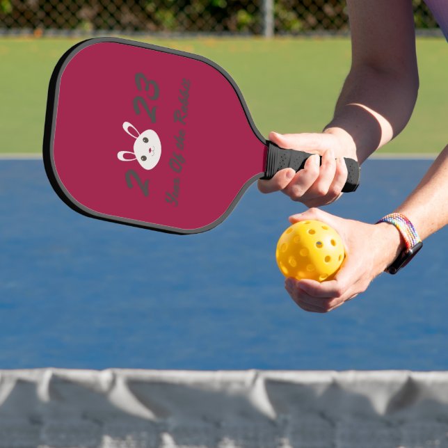 Cute 2023 Year of the Rabbit  Pickleball Paddle (Insitu)