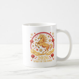 Cute 2026 Spirit Of The Horse Lady Fortune Cowgirl Coffee Mug