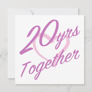 Cute 20th Anniversary Card