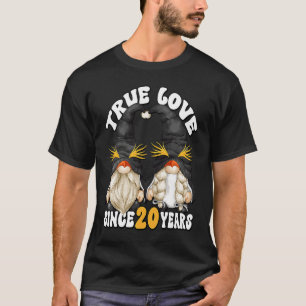 Cute 20th Wedding Anniversary Gnomes For Penguin M T-Shirt