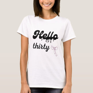 Cute 30 Years Birthday Shirt With Bow – 30th Birth