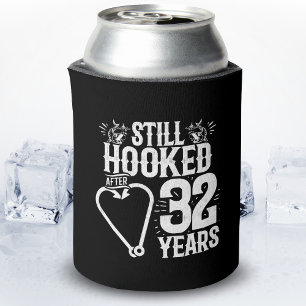 Cute 32nd Anniversary Couples Married 32 Years Can Cooler
