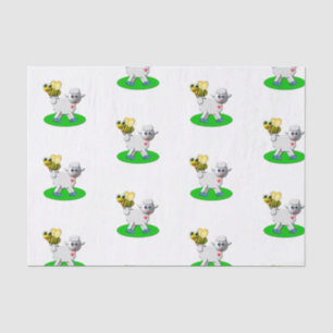 Cute 3-D Look Bee and Lamb Tissue Paper