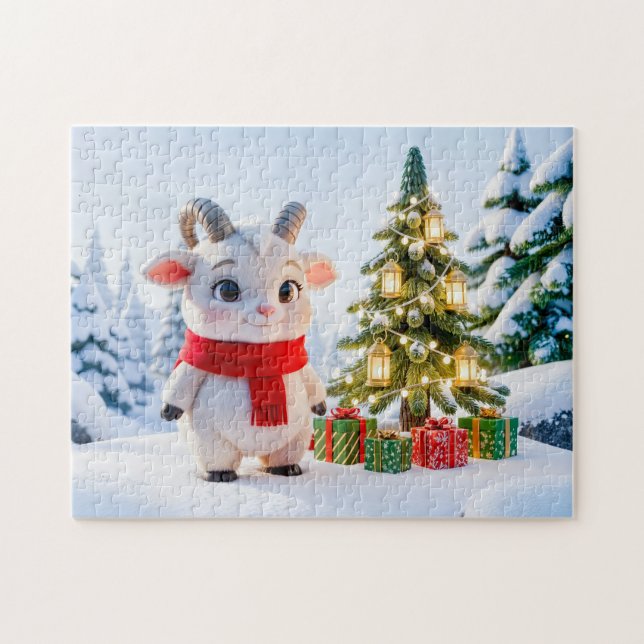 Cute 3D Capricorn Zodiac Character Jigsaw Puzzle (Horizontal)
