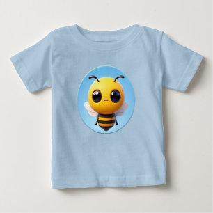 Cute 3D Cartoon Bee Character Baby T-Shirt