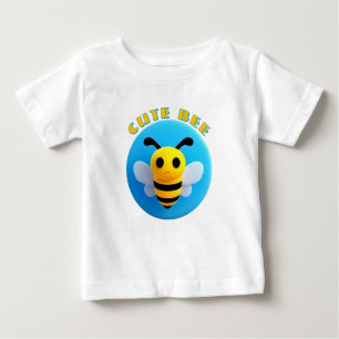 Cute 3D Cartoon Bee Character Baby T-Shirt