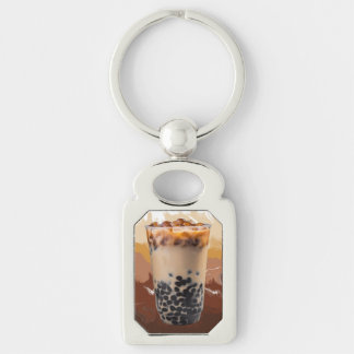 Cute 3D Milk Tea Design – Boba Lover Aesthetic Key Ring