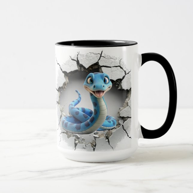 Cute 3D Snake Mug (Right)