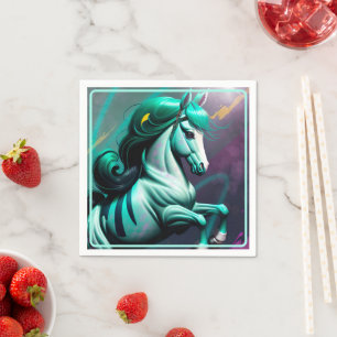 Cute 3D Spirit Pony 24 Party Napkin