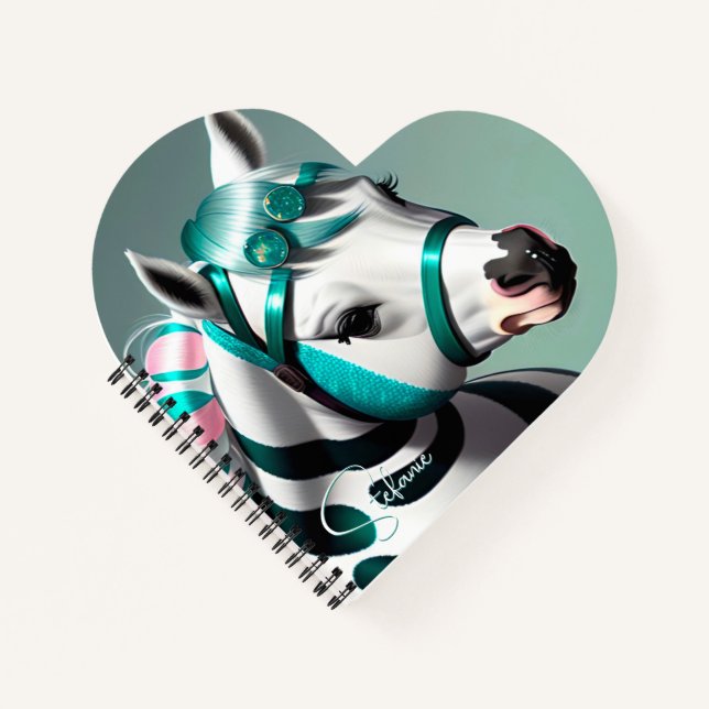 Cute 3d Spirit Pony 7 Notebook (Front)