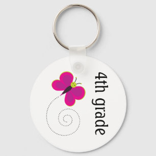 Cute 4th Grade Keychain