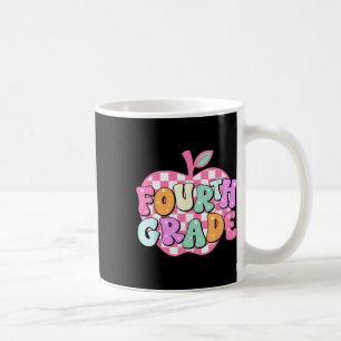 Cute 4th Grade Team Pink Apple Back To School Teac Coffee Mug