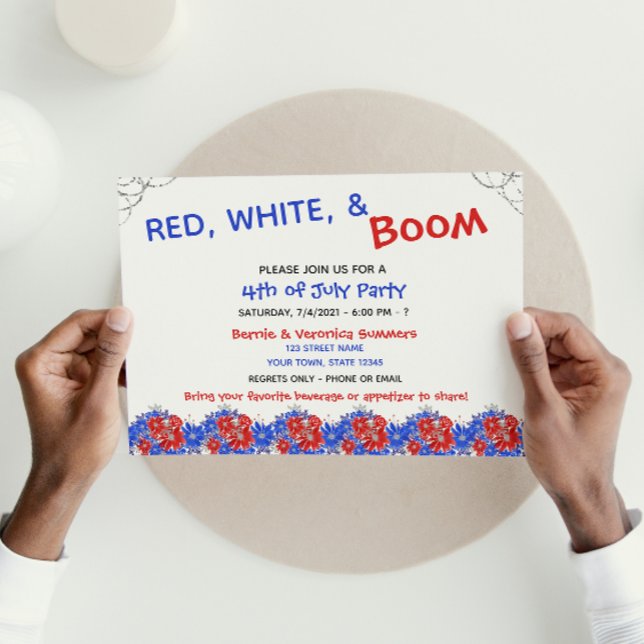 Cute 4th of July Party Invitation (Creator Uploaded)