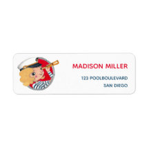 Cute 4th of july pool party invitation