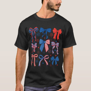 Cute 4th of July Red White and Blue American T-Shirt