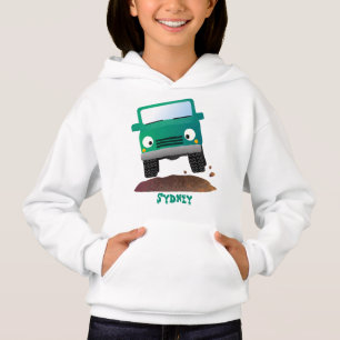 Cute 4X4 offroad vehicle cartoon car