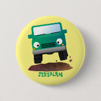Cute 4X4 offroad vehicle cartoon car