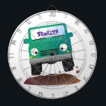 Cute 4X4 offroad vehicle cartoon car Dartboard<br><div class="desc">This cute off road 4WD vehicle is drawn in cute cartoon style for four wheeling fun!</div>
