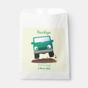Cute 4X4 offroad vehicle cartoon car Favour Bag