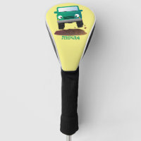 Cute 4X4 offroad vehicle cartoon car