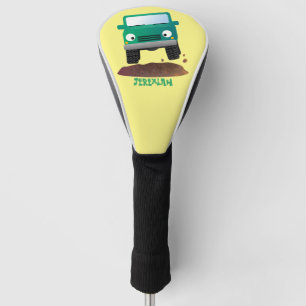 Cute 4X4 offroad vehicle cartoon car Golf Head Cover