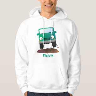 Cute 4X4 offroad vehicle cartoon car Hoodie
