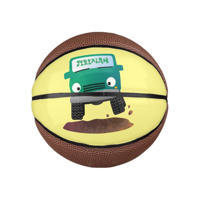 Cute 4X4 offroad vehicle cartoon car Mini Basketball (Front)