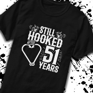 Cute 51st Anniversary Couples Married 51 Years T-Shirt