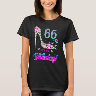 Cute 66 Years Old It's My 66th Birthday Party T-Shirt