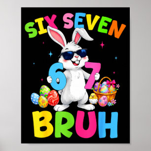 Cute 67 Bunny Egg For Kids Poster