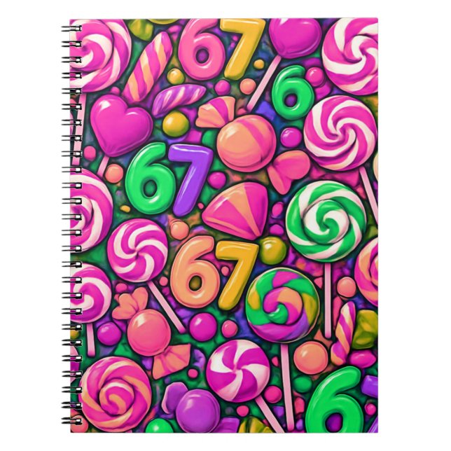 Cute 67 Notebook (Front)