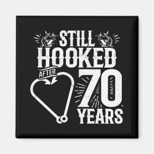 Cute 70th Anniversary Couples Married 70 Years Magnet