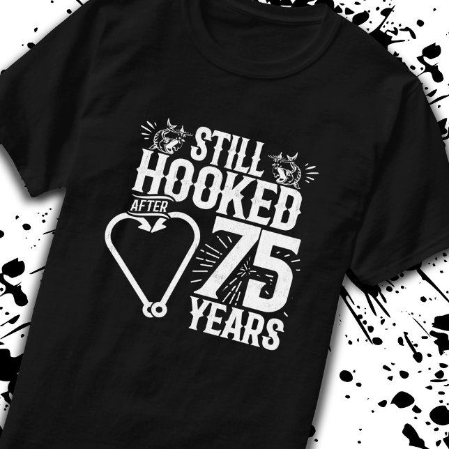 Cute 75th Anniversary Couples Married 75 Years T-Shirt (Creator Uploaded)