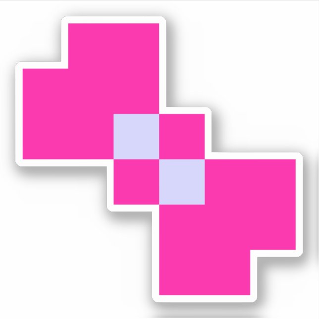 Cute 8 Bit Pixel Bow (Front)