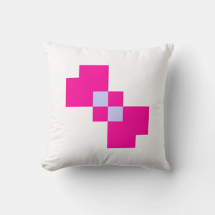 Cute 8 Bit Pixel Bow Cushion
