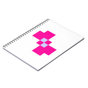 Cute 8 Bit Pixel Bow Notebook