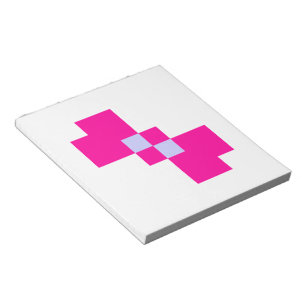 Cute 8 Bit Pixel Bow Notepad