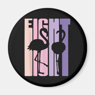 Cute 8th Birthday Gift I Flamingo I 8 Years Old Magnet
