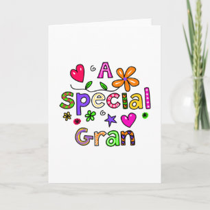 Cute A Special Gran Greeting Text Expression Card