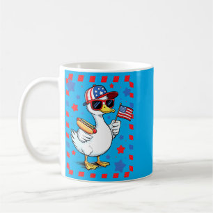 Cute Aamerica Goose 4th Of July Toddler Flag Coffee Mug