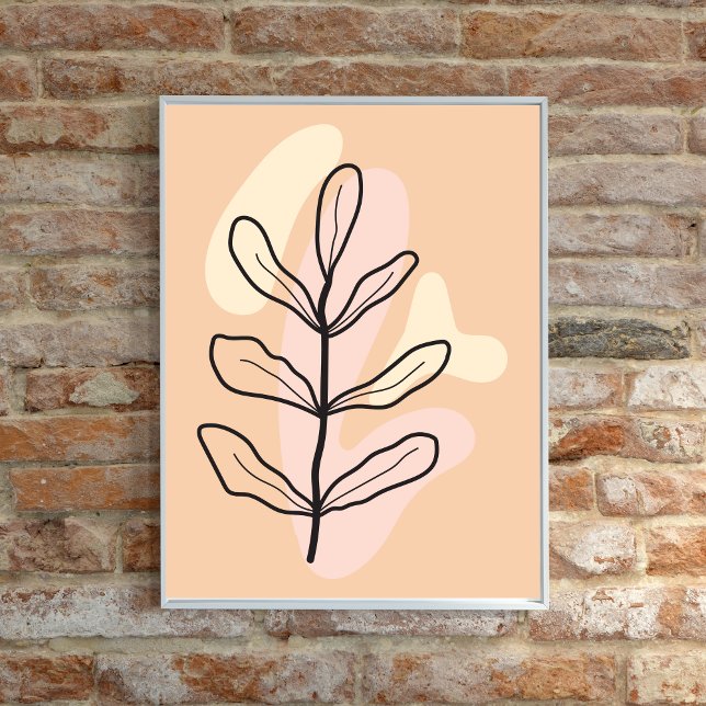 CUTE ABSTRACT BOTANICAL  POSTER (Creator Uploaded)