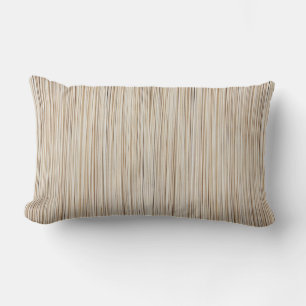 Cute abstract brown lines design lumbar cushion
