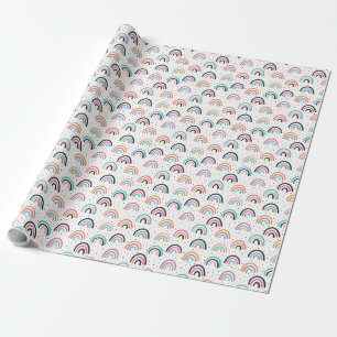 Cute Abstract Doodle Pattern Wrapping Paper