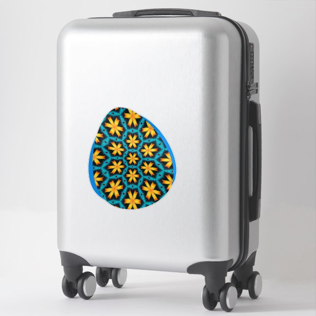 Cute Abstract Flowers Pattern (Suitcase)