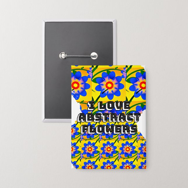 Cute Abstract Flowers Pattern (Front/Back)