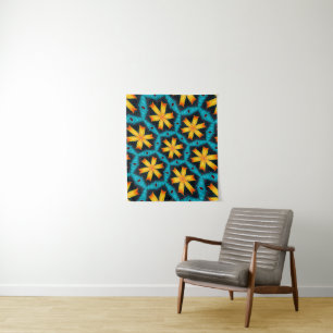 Cute Abstract Flowers Pattern Tapestry