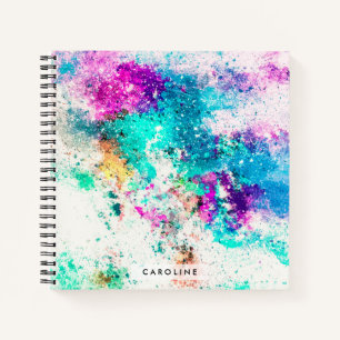 Cute Abstract Painting Notebook