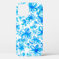 Cute abstract watercolor floral chintz seamless pa