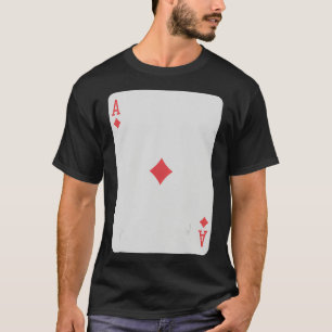 Cute Ace of Diamonds Poker Pro Luck Player Winner T-Shirt