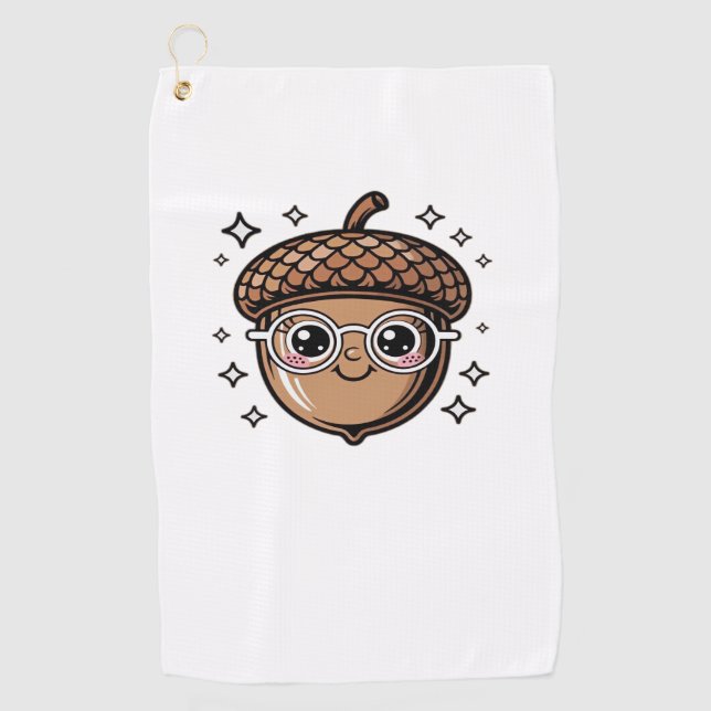 cute acorn Classic T-Shirt Golf Towel (Front)